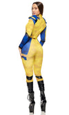 Sexy Forplay Claws Out Comic Hero Wolverine Yellow Jumpsuit Costume 555296