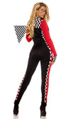 Sexy Forplay Top Speed Racer Car Driver Jumpsuit Catsuit Costume 3pc 556431