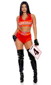 Sexy Forplay Knockout MMA Ring Card Girl 5pc Costume 553168