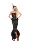 Sexy Starline Black Sequin Mermaid Dress Deluxe Costume S5025