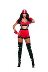 Sexy Starline Flirting With Fire Firefighter 5pc Costume S3325