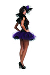 Sexy Starline Ravishing Raven Feathered Corset Tutu 3pc Costume S3129