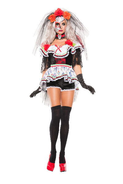 Sexy Starline Party With The Dead  4pc Costume S5130