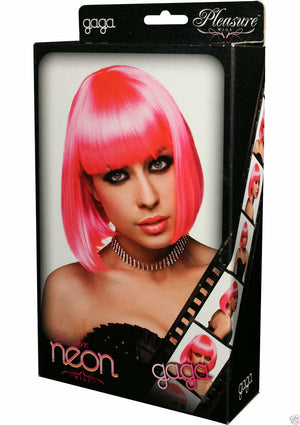 Sexy Cici Gaga Wig Pink - Human Like Hair - Pleasure Wigs