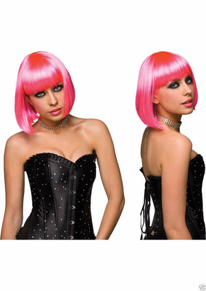 Sexy Cici Gaga Wig Pink - Human Like Hair - Pleasure Wigs