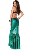 Forplay Sexy Coral Reef Mermaid Metallic Green 2pc Costume 555254