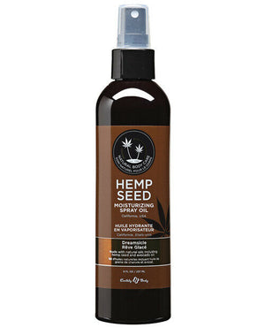 Earthly Moisturizing Body Oil 8oz Spray Bottle Natural Massage Oils