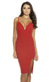 Forplay Such A Sweetheart V-Wire Midi Dress ~ Red, Black or Pink