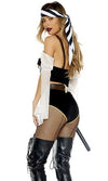 Sexy Forplay Captain's Treasure Pirate 5pc Bustier Costume 556503