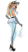 Sexy Starline Little Lost Alice Wonderland Blue Catsuit Costume S6091