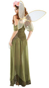 Sexy Starline Rose Fairy Princess Green Chiffon Dress Gown Costume S6116