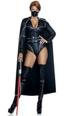 Sexy Forplay Forceful Star Wars Black Long Sleeve Bodysuit 3pc Costume 557729
