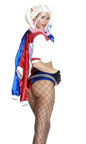 Sexy Forplay Crazy In Luv Suicide Squad Harley Quinn Comic Villain Costume