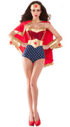 Sexy Party King Wonderful Woman Babe Sequin Bodysuit Superhero Costume PK400