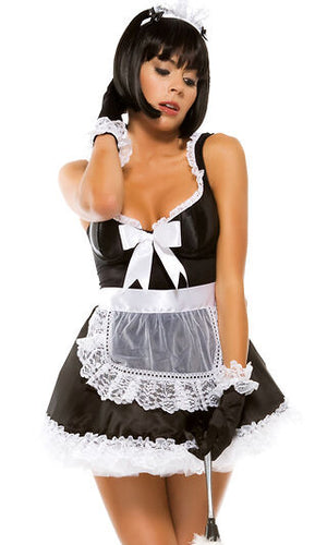 Forplay Sexy Domesticated Delight French Maid Dress Costume Set