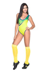 Sexy Mapale Brasil Soccer Futbol Bodysuit Fantasy Costume 6351