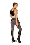 Roma Sexy Cyber Adventure Tomb Raider Lara Croft 5pc Grey Costume 4847