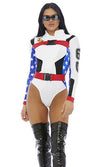 Sexy Forplay Step On It Daredevil Motocross Racer Bodysuit Costume 558781