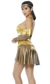 Sexy Forplay Golden Amazonian Gladiator Warrior Metallic Bodysuit Costume 558717