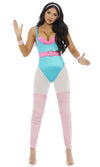 Sexy Forplay So Plastic! Great Shape Aerobic Doll Costume 7pc 558766