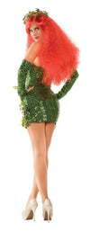Sexy Party Poisonous Villain Ivy Green Sequin Dress Costume PK451