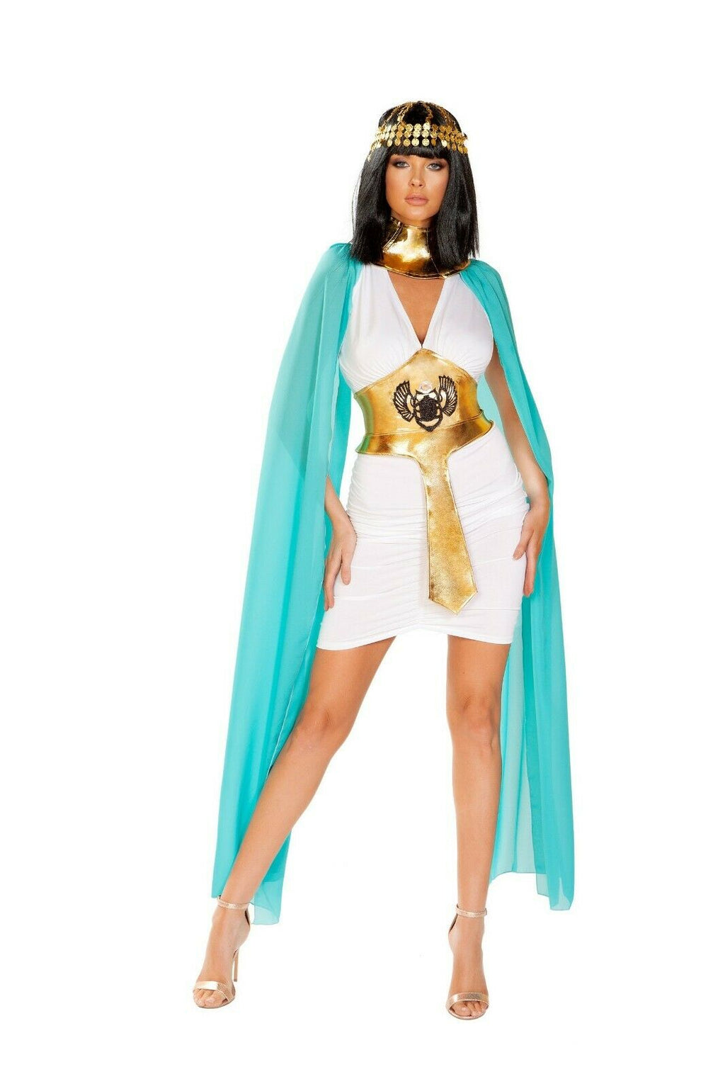 Roma Sexy Egyptian Warrior Queen Goddess 3pc Dress Costume 4926