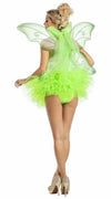 Sexy Party King Tink Green Halter Bodysuit Tinkerbell Fairy Costume PK2006