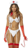Sexy Forplay Nurse Me 5pc White Costume 551513