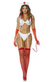 Sexy Forplay Nurse Me 5pc White Costume 551513