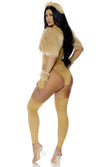 Sexy Forplay Mane Attraction Lion Bodysuit w/ Faux Fur Costume 552938