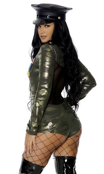 Sexy Forplay Highly Classified Soldier Military Camo LS Romper Costume –  Kali Kouture Boutique