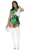Sexy Forplay Scout's Honor Girl Scout Green & White Bodysuit Costume 552965