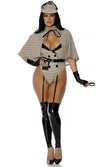 Sexy Forplay Check The Receipts Detective Sherlock Bodysuit 8pc Costume 552920
