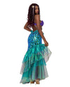 Roma Mesmerizing Mermaid 2pc Sequin Purple & Aqua Costume 6184