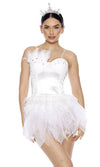 Sexy Forplay My Good Side White Ballerina 4pc Costume 553199