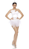 Sexy Forplay My Good Side White Ballerina 4pc Costume 553199