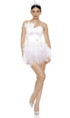 Sexy Forplay My Good Side White Ballerina 4pc Costume 553199