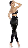 Sexy Forplay Cumbia Latin Queen 4pc Celebrity Performer Black Costume 553144