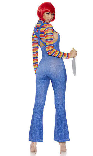 Sexy Forplay Doll's Play Chucky Jumpsuit 4pc Costume 553154