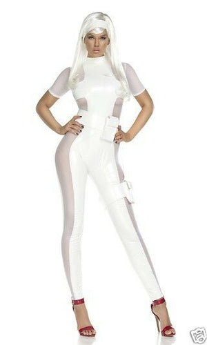 Sexy Forplay Thunderous Storm Comic Book Hero Catsuit Jumpsuit Costume 2pc Set