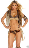 Sexy Forplay Prehistoric Priss Cavewoman Faux Fur Costume 4pc 553427