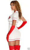 Sexy Forplay Doctor Love White Nurse Dress Costume 2pc