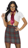 Sexy Forplay Tantalizing Teacher Schoolgirl Librarian Uniform Costume 5pc 553456