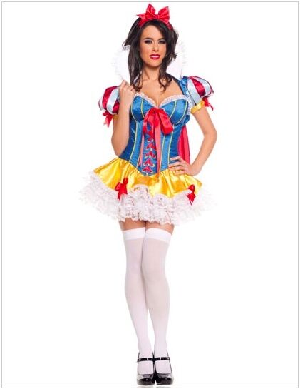 Sexy Starline Snow White Deluxe Princess Dress Costume Set T1001