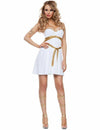 Sexy Starline Glamorous Greek Goddess White Dress 2pc Costume S4000