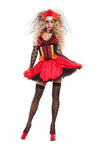 Sexy Starline Cinched Day Of The Dead Dress 4pc Costume S5182