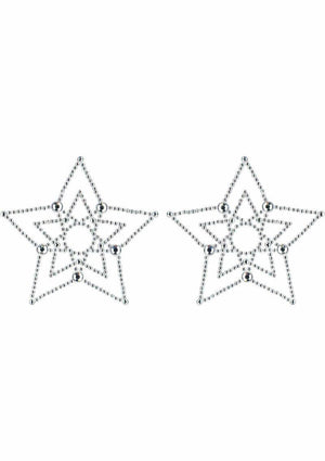Peekaboo Pasties Crystal Star - Diamond 1 pair PK210