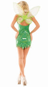 Sexy Party King Mischievous Green Fairy Sequin Dress Costume PK438