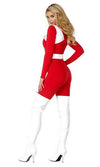 Forplay Forceful Red Power Ranger Catsuit Superhero Costume 555244