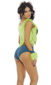 Sexy Forplay Bedrock Babe 4pc Pebbles Faux Fur Costume Flintstones 558764